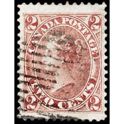 canada stamp 20 queen victoria 2 1859 U VF 015