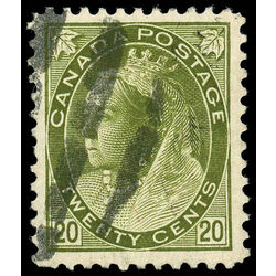 canada stamp 84 queen victoria 20 1900 U VF 031