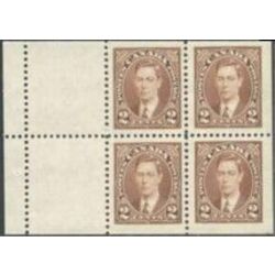 canada stamp bk booklets bk31e king george vi 1937