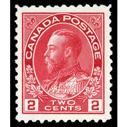 canada stamp 106 king george v 2 1911 M XFNH 006