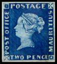 1847 blue penny