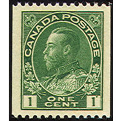 canada stamp 131vii king george v shilling var 1 1914