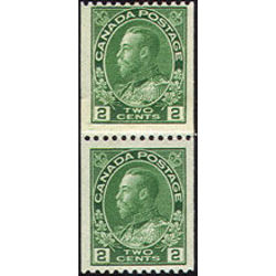 canada stamp 133i king george v paste up pair 4 133
