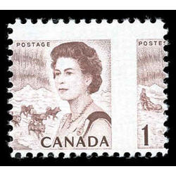 canada stamp 454iii northern light 1 brown lf error 1 1971