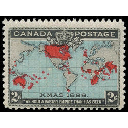 canada stamp 86iii imperial penny blue re entry 2 1898