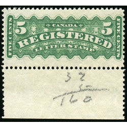 canada stamp f registration f2i registered 5 1875