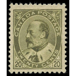 canada stamp 94 king edward vii mh vf 20 1904