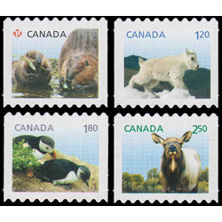 canada stamp 2711ii 4ii baby wildlife definitives coils 2014