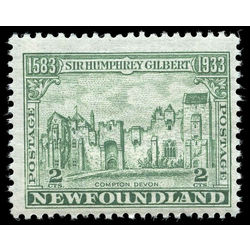 newfoundland stamp 213iii compton castle 2 1933