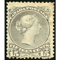 canada stamp 29a queen victoria mint vg 15 1868