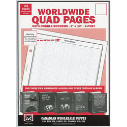 quadruled pages for stamp albums