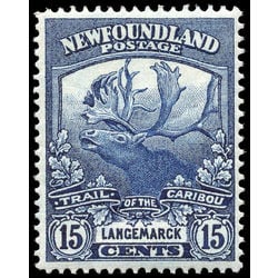 newfoundland stamp 124 langemarck 15 1919