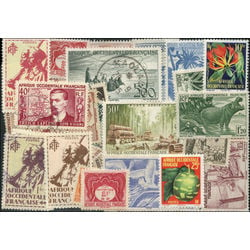french west africa stamp packet