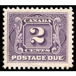canada stamp j postage due j2a first postage due issue 2 1924