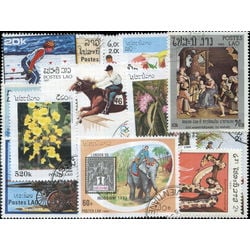 laos stamp packet