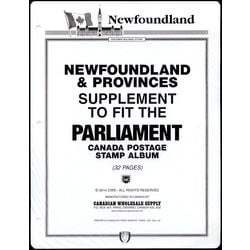 newfoundland provinces 3 holes stamp album pages