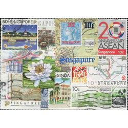 singapore stamp packet