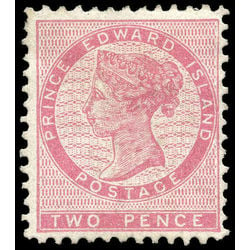 prince edward island stamp 5 queen victoria 2d 1862