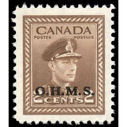 canada stamp o official o2 king george vi war issue 2 1949