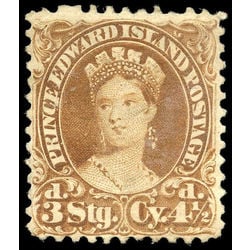 prince edward island stamp 10 queen victoria 4 d 1870