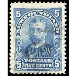 newfoundland stamp 85i duke of york 5 1899