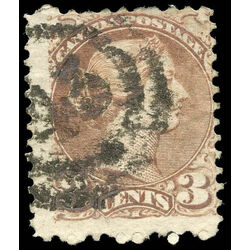 canada stamp 37e queen victoria 3 1870 u f 004