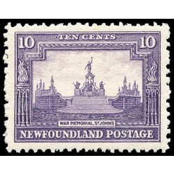 newfoundland stamp 169 war memorial 10 1929