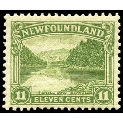 newfoundland stamp 140 shell bird island 11 1923