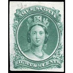 nova scotia stamp 11p queen victoria 8 1860