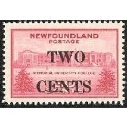 newfoundland stamp 268 memorial university college 1946