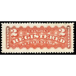canada stamp f registration f1a registered stamp 2 1875 m vf 004