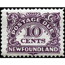 newfoundland stamp j7ii postage due stamps 10 1949