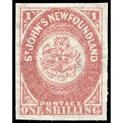 newfoundland stamp 23i 1861 third pence issue 1sh 1861
