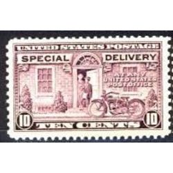 us stamp e special delivery e15 postman and motorcycle 10 1927