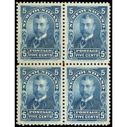 newfoundland stamp 85 duke of york 5 1899 M VFNG 009