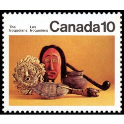 canada stamp 578 cornhusk mask and artifacts 10 1976