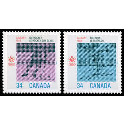 canada stamp 1111 2 1988 olympic winter games 1986