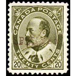canada stamp 94ii edward vii 20 1904