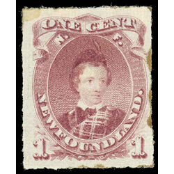 newfoundland stamp 37 edward prince of wales 1 1877 M VF 015