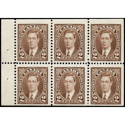 canada stamp bk booklets bk29c king george vi 1937