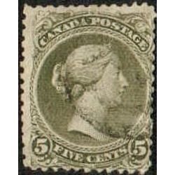 canada stamp 26a queen victoria 5 1875