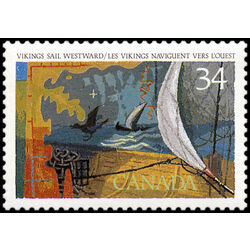 canada stamp 1105 the vikings 34 1986
