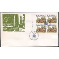canada stamp 723c ontario street scene 60 1982 FDC UL P1
