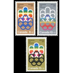 canada stamp b semi postal b1 3 olympic symbols 1974