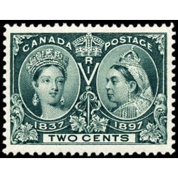 canada stamp 52 queen victoria diamond jubilee 2 1897