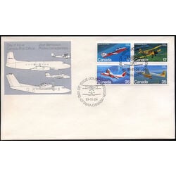 canada stamp 903 6 fdc canadian aircraft 1981