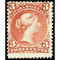 canada stamp 25 queen victoria 3 1868 M FOG 046