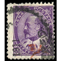 canada stamp 95i edward vii 50 1908 U VG 007