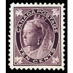 canada stamp 73 queen victoria 10 1897 M VF 025