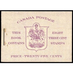 canada stamp bk booklets bk35c king george vi in airforce uniform 1943